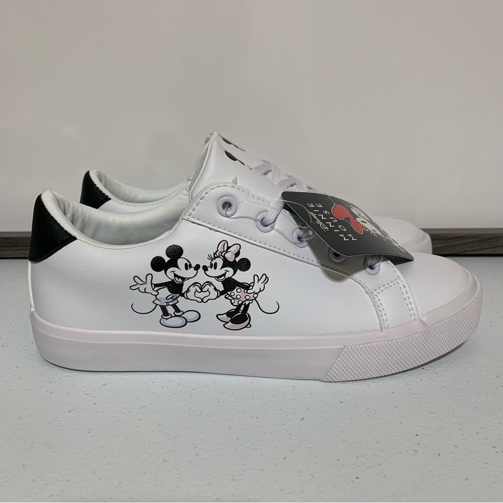 Ground Up Disney Mickey & Minnie Mouse Court Low Top Sneakers-Size 6 NWT